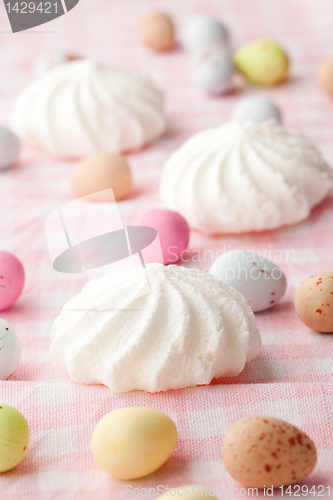 Image of Easter candy and meringue