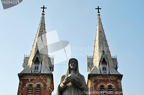 Image of St Mary / Notre Dame Cathedral,Saigon,Vietnam