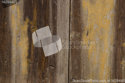 Image of Old wooden wall fragment texture background.