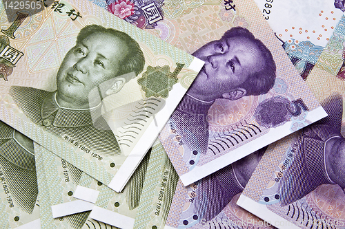 Image of chinese money background