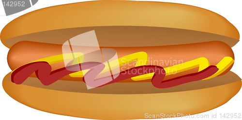 Image of Hot dog illustration
