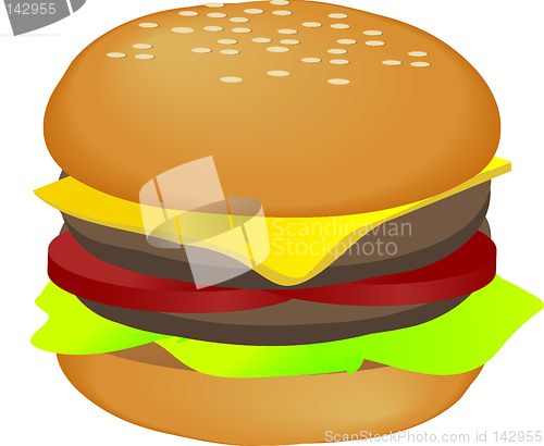 Image of Hamburger illustration