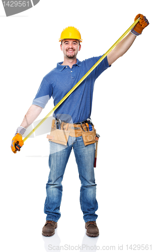 Image of smiling handyman