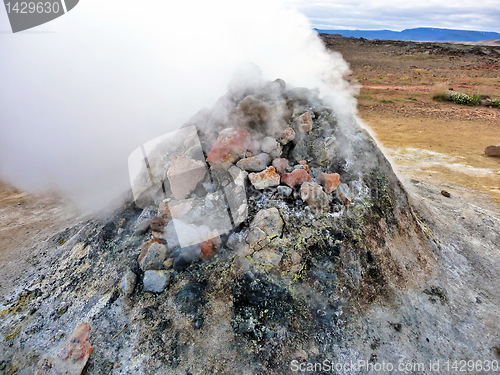 Image of Iceland geothermal fumarole