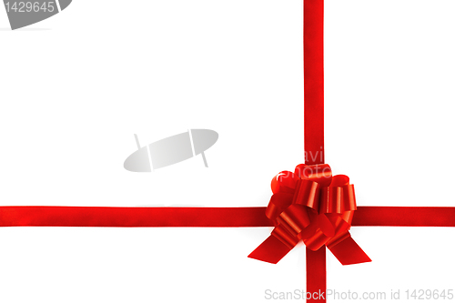 Image of Ribbons tied a red bow