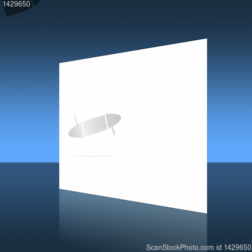 Image of white presentation wall