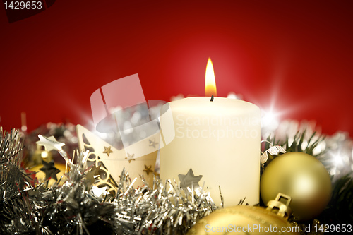 Image of christmas candle