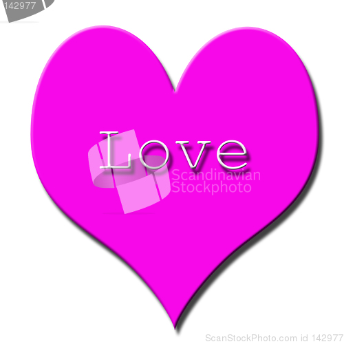 Image of pink loveheart