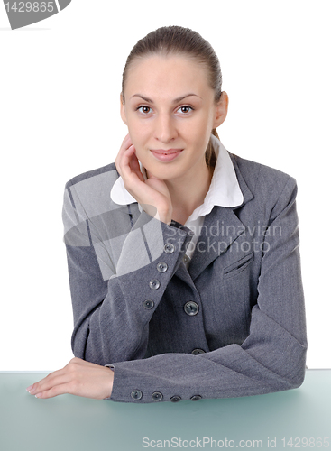 Image of office manager (reception desk worker) 