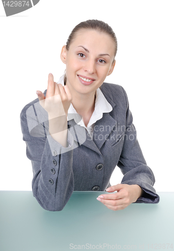 Image of office manager (reception desk worker) 