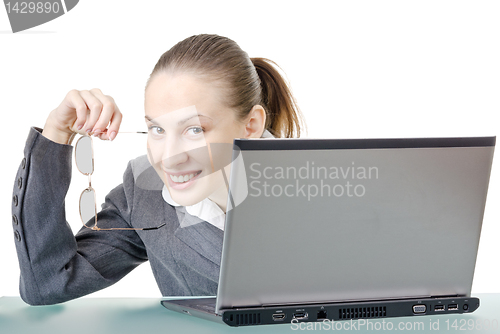 Image of girl with a laptop