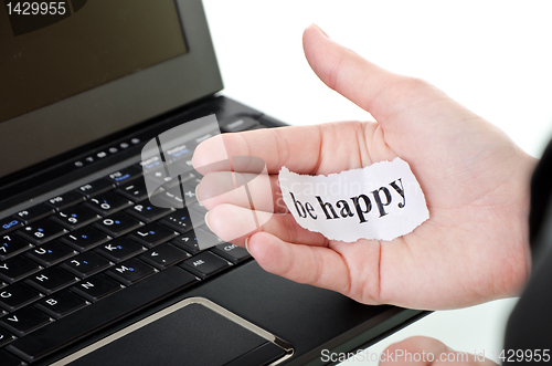 Image of be happy