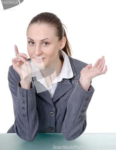 Image of office manager (reception desk worker) 