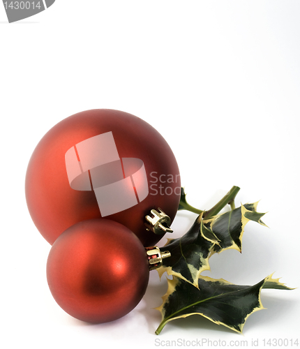 Image of Christmas baubles