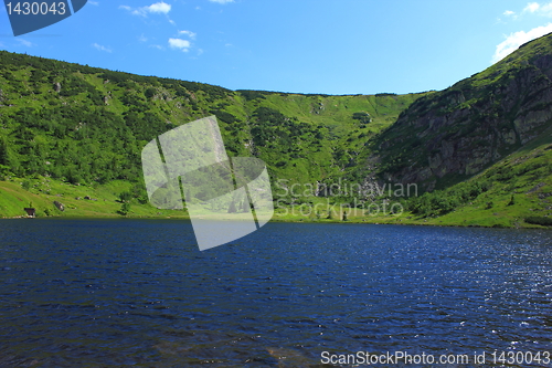 Image of Lake in mountains