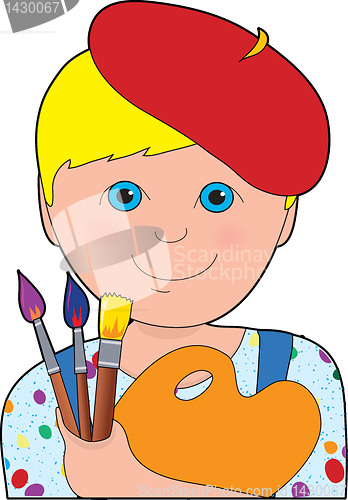 Image of Artist Child Boy