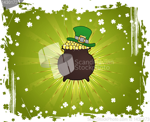 Image of Grunge St. Patrick's Day Background