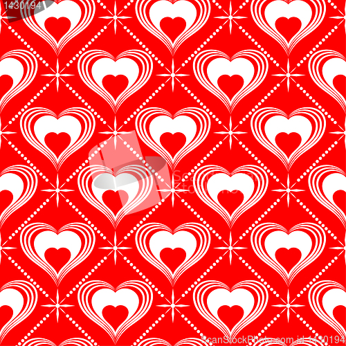 Image of Valentines Day seamless pattern