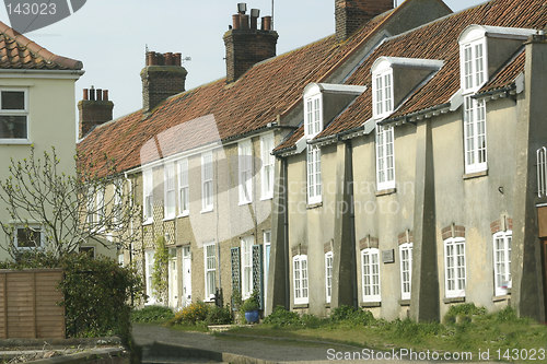 Image of row of cottages