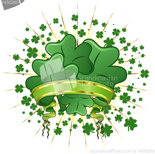 Image of Abstract St. Patrick's Day