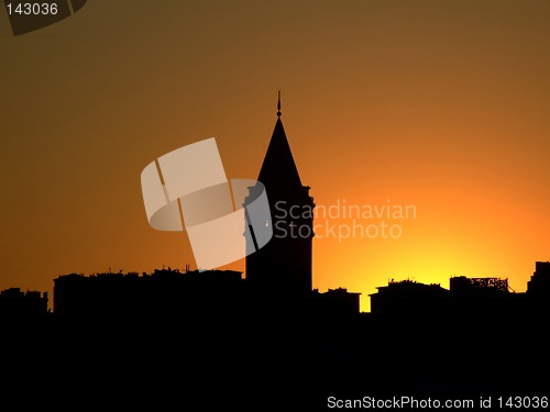 Image of Istanbul sunset