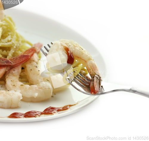 Image of Spaghetti With Shrimps