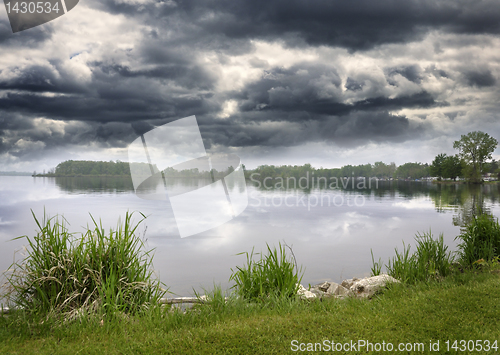 Image of Lake And Dramatic Sky