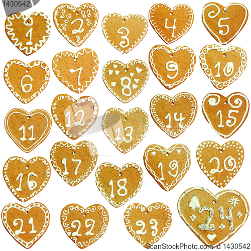 Image of Gingerbread calendar