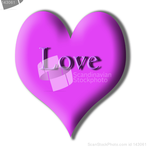 Image of love pinkheart