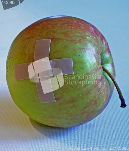 Image of bandage apple