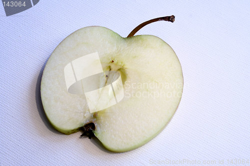 Image of half apple