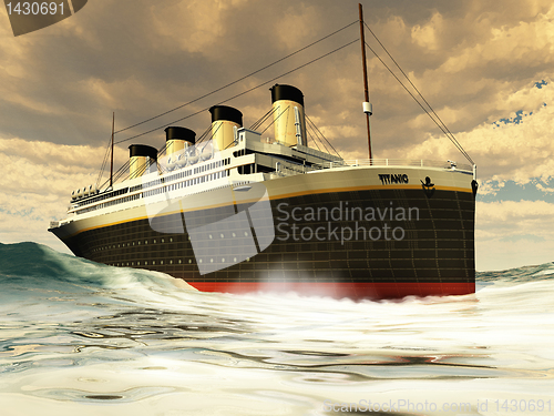 Image of TITANIC OCEAN-LINER