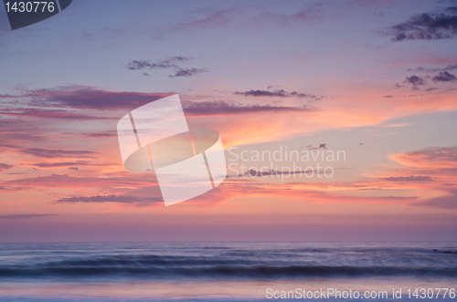 Image of Sunset on a beach