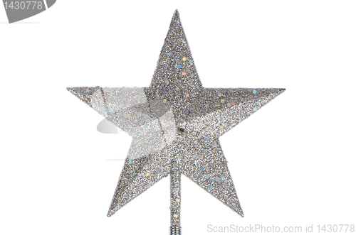 Image of Silver Christmas star