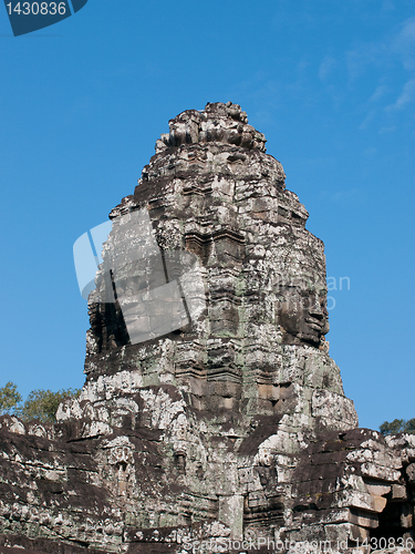 Image of Bayon temple, Siem Reap in Cambodia