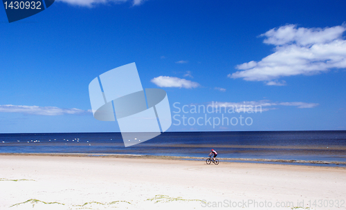 Image of Cycling near the sea 