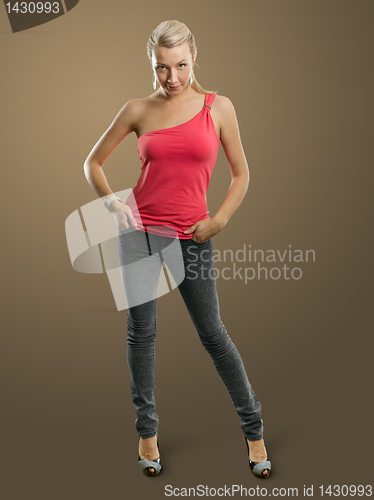 Image of woman looking on camera
