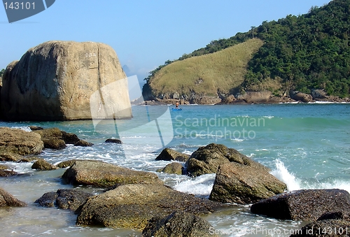 Image of Rocks on the beach