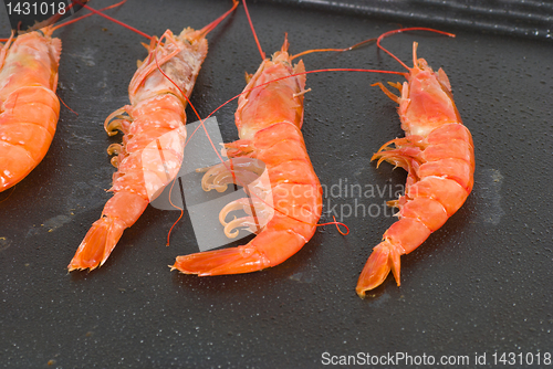 Image of Cooking prawns