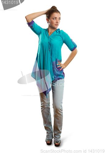 Image of woman looking on camera