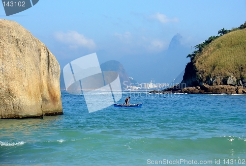 Image of Fisherman on the sea