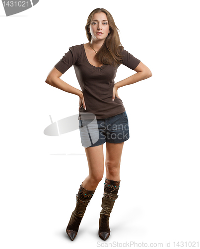 Image of woman looking on camera