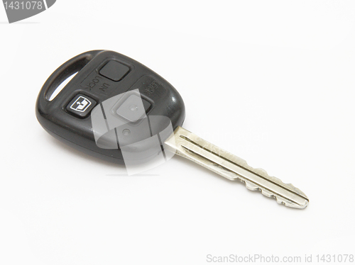 Image of Car key, object isolated on white background .