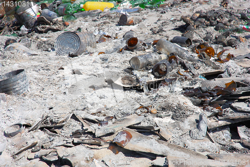 Image of City dump: the demonstration of environmental problems