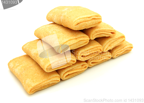 Image of fried pancakes stuffed 