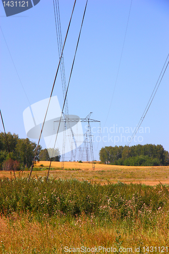 Image of electrical grid near field