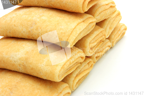 Image of fried pancakes stuffed