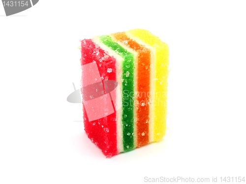 Image of Fruit candy multi-colored all sorts, a background