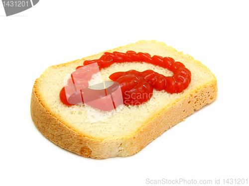 Image of Healthy sandwich with Ketchup 