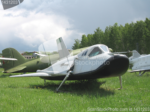 Image of Moscow, Monino, Russia, the plane of war an a parking